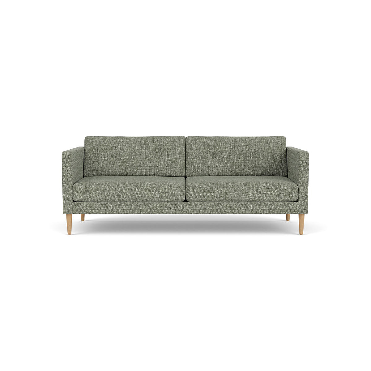 L42 Firhøj - 2,5 pers. sofa - Eg - Green-Melange